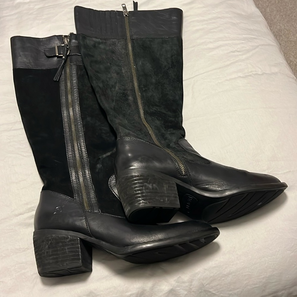 Born Black Over the Knee Boots